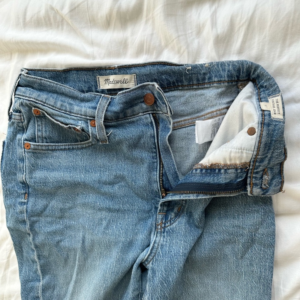 Madewell High Rise Light Blue Jeans - The Perfect Vintage Jean